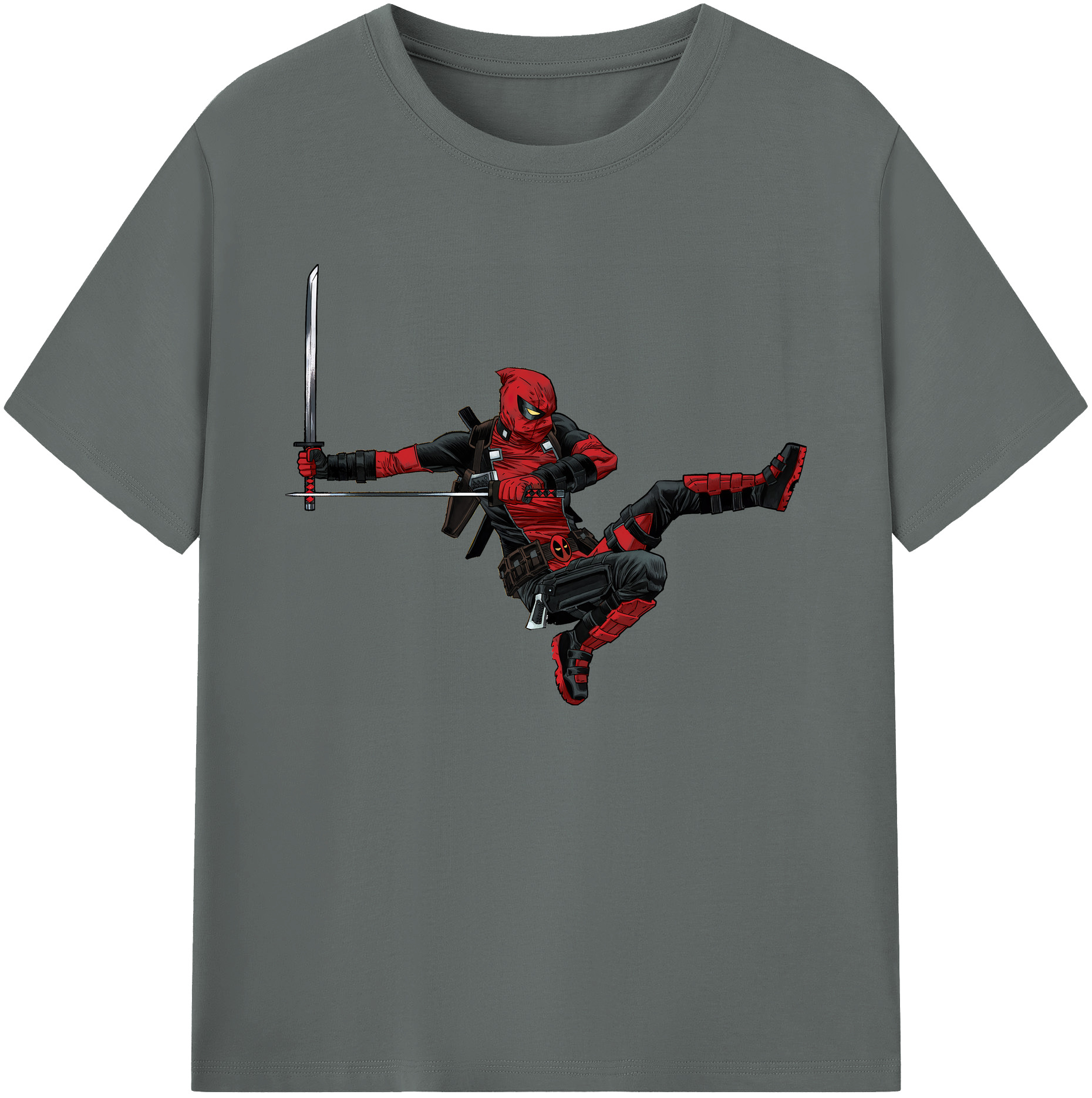 （画像用） Deadpool デッドプール 綿100％ メンズ半袖Tシャツ｜肌触りやわらか＆通気性